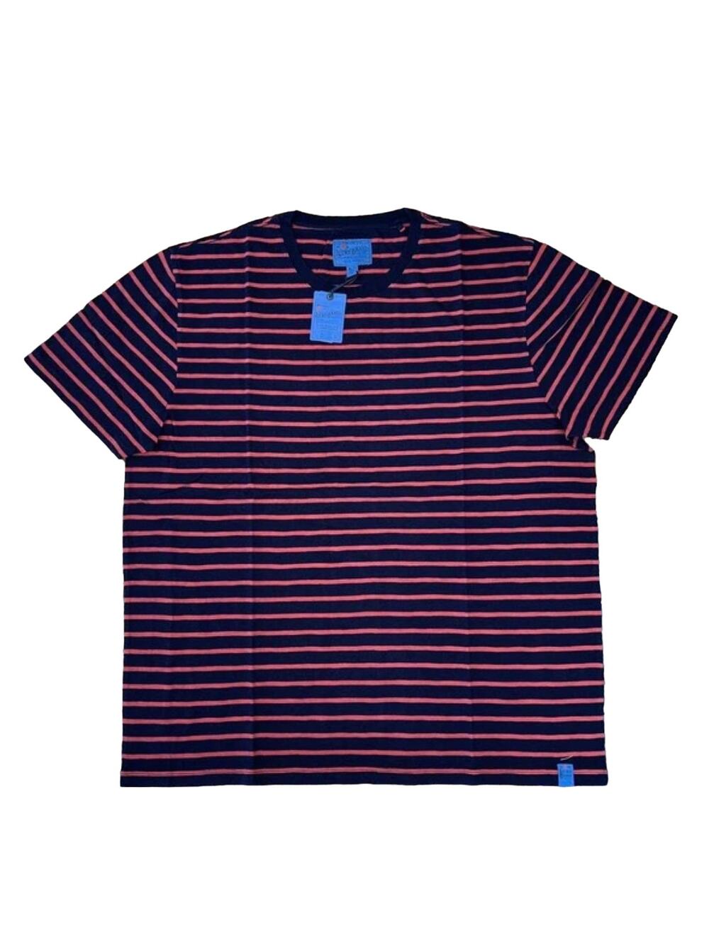 NWT Lucky Brand Men’s Navy Stripe Crew Neck Tee - SIZE XXL